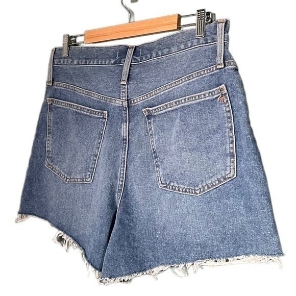 NWT Madewell Mom Short Cutoff Jean Shorts Bledsoe Mid Wash Denim Women’s Size 33 - Picture 8 of 10